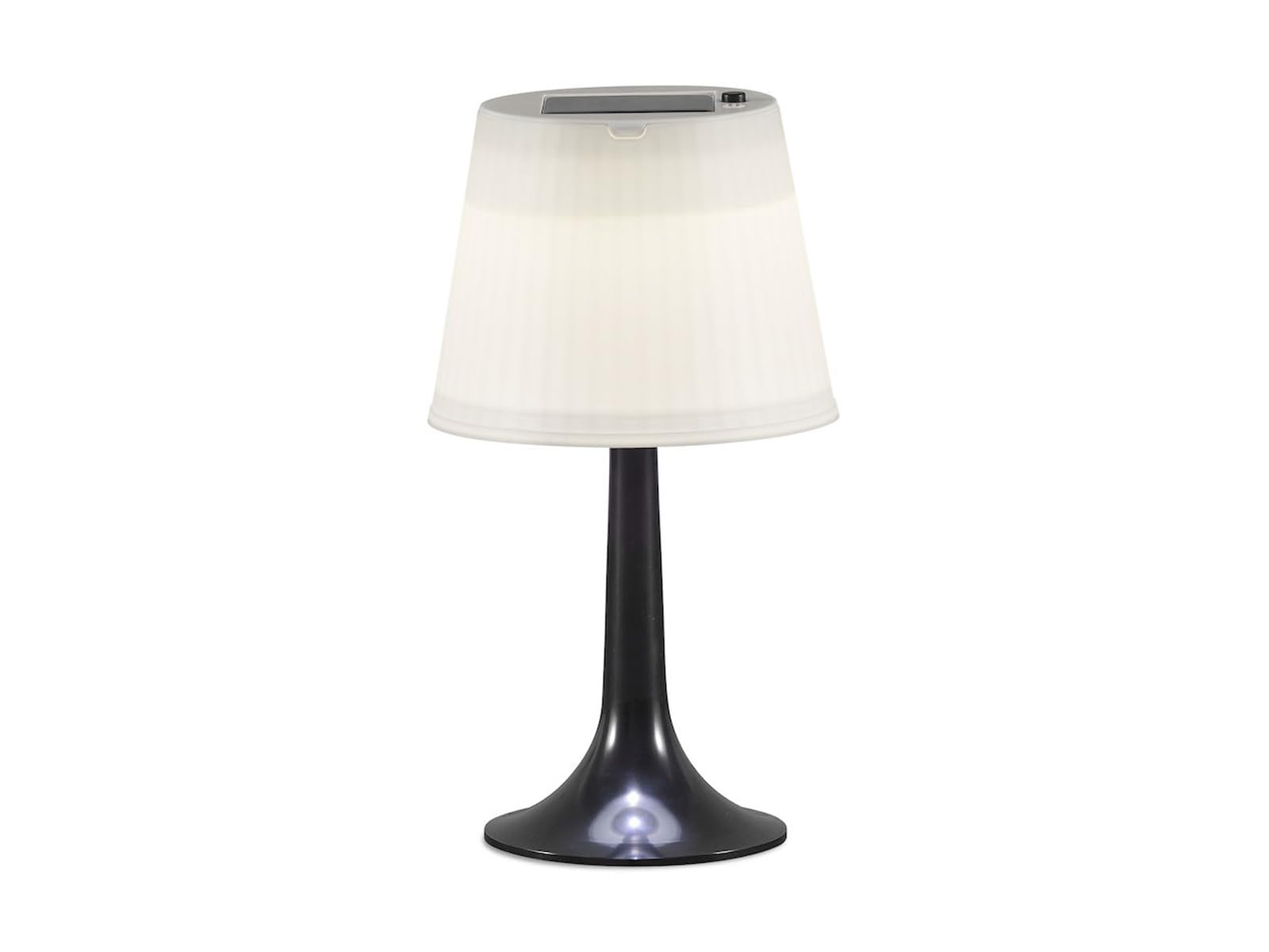Konstsmide Assisi Solar LED Table Lamp - Black — image 1
