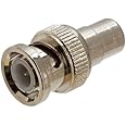 BNC Male To RCA Female Adapter - Video Connector For CCTV Cameras And Displays