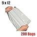 iMBAPrice 200 9x12 White Poly MAILERS ENVELOPES Bags 9 x 12