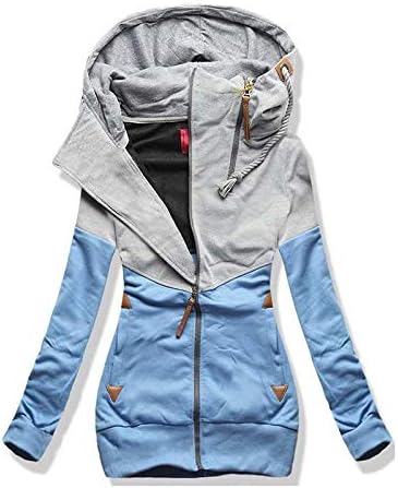 Long Zip Up Hoodie Women's Oversized Zipper Hoodies Women Hooded Sweatshirt for Hoodies Sweatshirts Dress Ladies Zipped Longline Jumpers Sweat Tops Jacket for Girls Casual Fitted Baggy