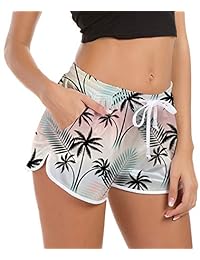 Bañador para dama con cordel de ajuste, para surf, playa, secado rápido, para entrenamiento, gimnasio, deporte