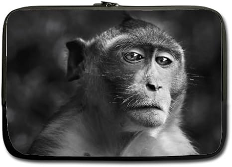 Funda Para Portatil Ordenador Portatil Bolsa Carcasa Triste Mono Comodo De 13 Pulgadas Doble Cara Sin Correas Amazon Es Electronica