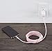 Amazon Basics Double Braided Nylon Lightning to USB Cable, Advanced Collection, MFi Certified Apple iPhone Charger, Rose Gold, 10 Feet
