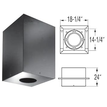Amazon Com Simpson Duravent 9048bn 6 Square Ceiling Support Box