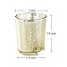 Votive Candle Holder-Set of 12 Wedding Centerpieces for Table, Mercury Glass Tealight Candle Holders Bulk for Birthday |Party |Home Decoration (Gold-1)