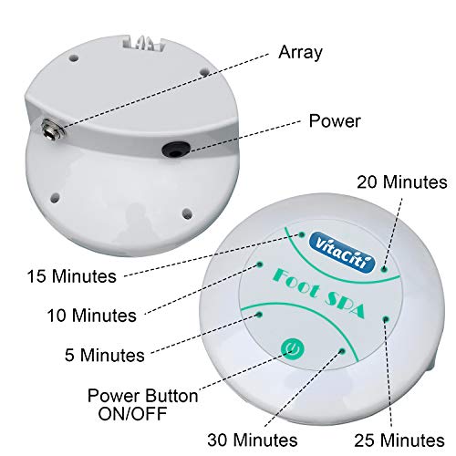 Vitaciti Portable Ionic Detox Foot Bath Spa Machine with Large Tub, Two Arrays, Tub Liners Holiday Gift Vitaciti Portable Ionic Detox Foot Bath Spa Machine with Large Tub, Two Arrays, Tub Liners Holiday Gift