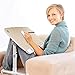 Laptop Bed Tray Table - Adjustable Laptop Bed Stand Desk, Folding Laptop Standing Desk Table, Portable Computer Lap Desk Tablet Table Riser for Sofa Couch Floor by HUANUO