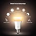 Philips Hue White Ambiance 3rd Generation A19 Dimmable LED Smart Bulb 4-Pack (Renewed)