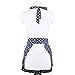 NEOVIVA Kitchen Aprons for Women with Pockets,Cooking Aprons for Women,Vintage Apron for Baking BBQ and Gardening,Mother's Day Gifts,Unique Gifts for Bakers and Cooks