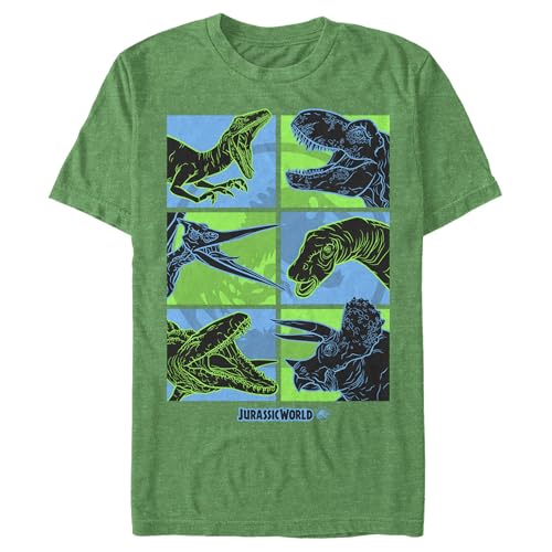 Jurassic World Fallen Kingdom Box Seats Young Men's Short Sleeve Tee Shirt, Kel…