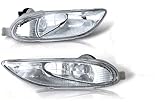 Toyota 02-04 Camry 05-08 Corolla 02-03 Solara OEM Fog Light Clear (Wiring Kit Included) Pair