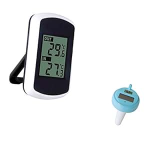Amazon.com : MonkeyJack Remote Floating Wireless Temperature Meter Pool
