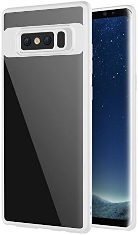 Samsung Galaxy Note 8 Case, Pretid Ultra Thin Shock Resistant With Double Layer Perfect Fit Protective Case Cover for Galaxy Note 8 (White)