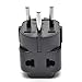 OREI USA to Israel, Gaza, Palestine & More (Type H) Travel Adapter Plug - CE Certified - RoHS Compliant - 4 Pack - Black Color
