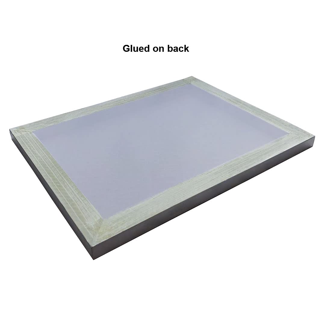 Aluminum Silk Screen Printing Screens 20 x 24 Inch Frame-110 White Mesh (2 PCS)