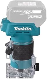 Makita DRT52Z 18V Li-ion LXT Brushless Router Trimmer 0-42mm Plunge 1/4 in Chuck view 3