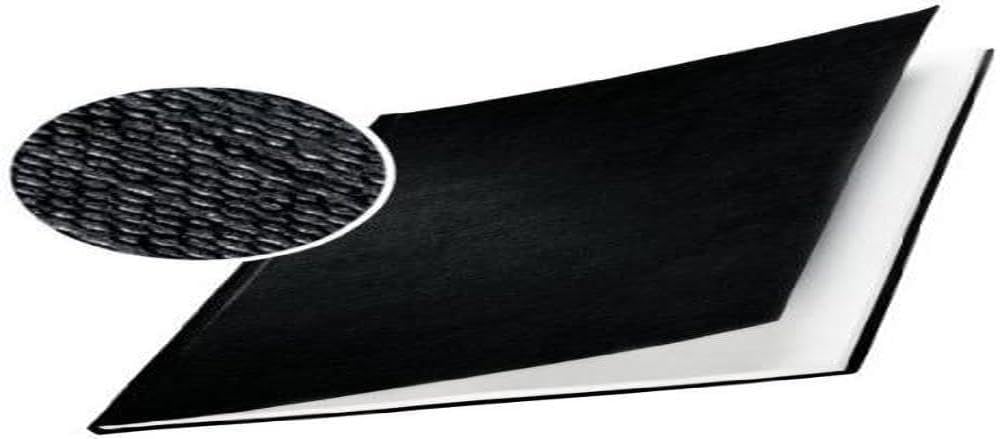 Leitz 73900095 impressBIND Hard Covers, 3.5 mm Spine, Black, Pack of 10