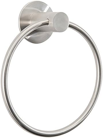 GRICOL Adhesive Towel Hanging Brushed Towel Ring