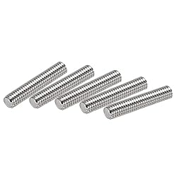 uxcell 10Pcs M6 x 30mm Fully Threaded Rod 304