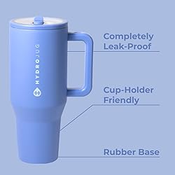 HydroJug Traveler - 40 oz Water Bottle with Handle