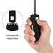 Punming Umbrella,Windproof Compact Travel Umbrella 60MPH/300T Auto Open Close Folding Umbrella (Black)
