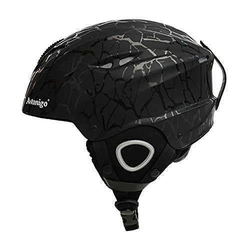 Ski Helmet With Earmuff Warm Snowboard Helmet Protective Gear