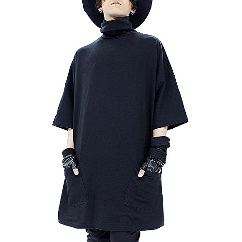 Amazon Ankorock アンコロック ハイネックカットソー メンズ