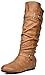Dream Pairs Women's Knee High Low Hidden Wedge Boots (Wide Calf Available)