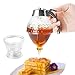 Hunnibi - No Drip Honey Dispenser, Acrylic Shatter Proof Syrup Pot Jar Container