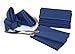 Ruvanti Cloth Napkins Set of 12, 18x18 Inches Napkins Cloth Washable, Soft, Durable, Absorbent, Cotton Blend. Table Dinner Napkins Cloth for Hotel, Lunch, Restaurant, Weddings, Parties -Ocean Blue