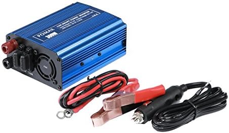 Pomax 300W 12V DC to 120V AC Portable Power Inverter for Car with Quick USB Charger