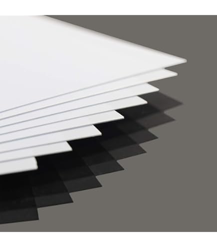 Evergreen 9515 Schwarze Polystyrolplatten, 150 x 300 x 1,00 mm, 2 Stück
