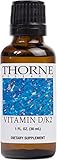 Thorne Research - Vitamin D/K2 Liquid (New Metered Dispenser) - Dietary Supplement with D3 and K2 - 1 fluid ounce (30 mL)