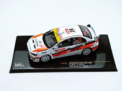 ixo (Ikuso) rally Mitsubishi Lancer Evolution X 2012 years Monte Carlo # 24 O.Burri / J.Ferrero