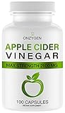 Apple Cider Vinegar Capsules - 100 Capsules 2100 MG - Natural Weight Loss - Healthy Diet - Appetite Suppressant - Detox - Powerful Cleanser Pills - Fat Burners for Men & Women - Metabolism Booster