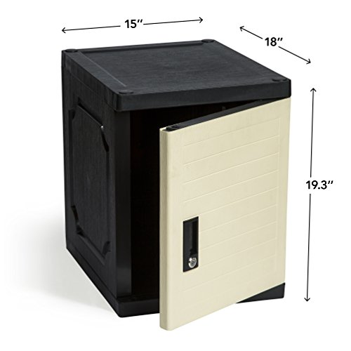 Jink Locker, Lockable Storage 19" with Keys Great for Kids, Home, School, Office or