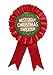 Best Ugly Christmas Sweater Award Ribbon-Red 6.25