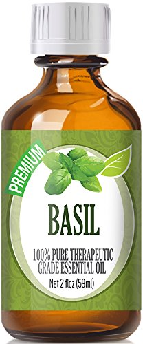 Basil (60ml) 100% Pure, Best Therapeutic Grade Essential Oil - 60ml/2 (oz) Ounces