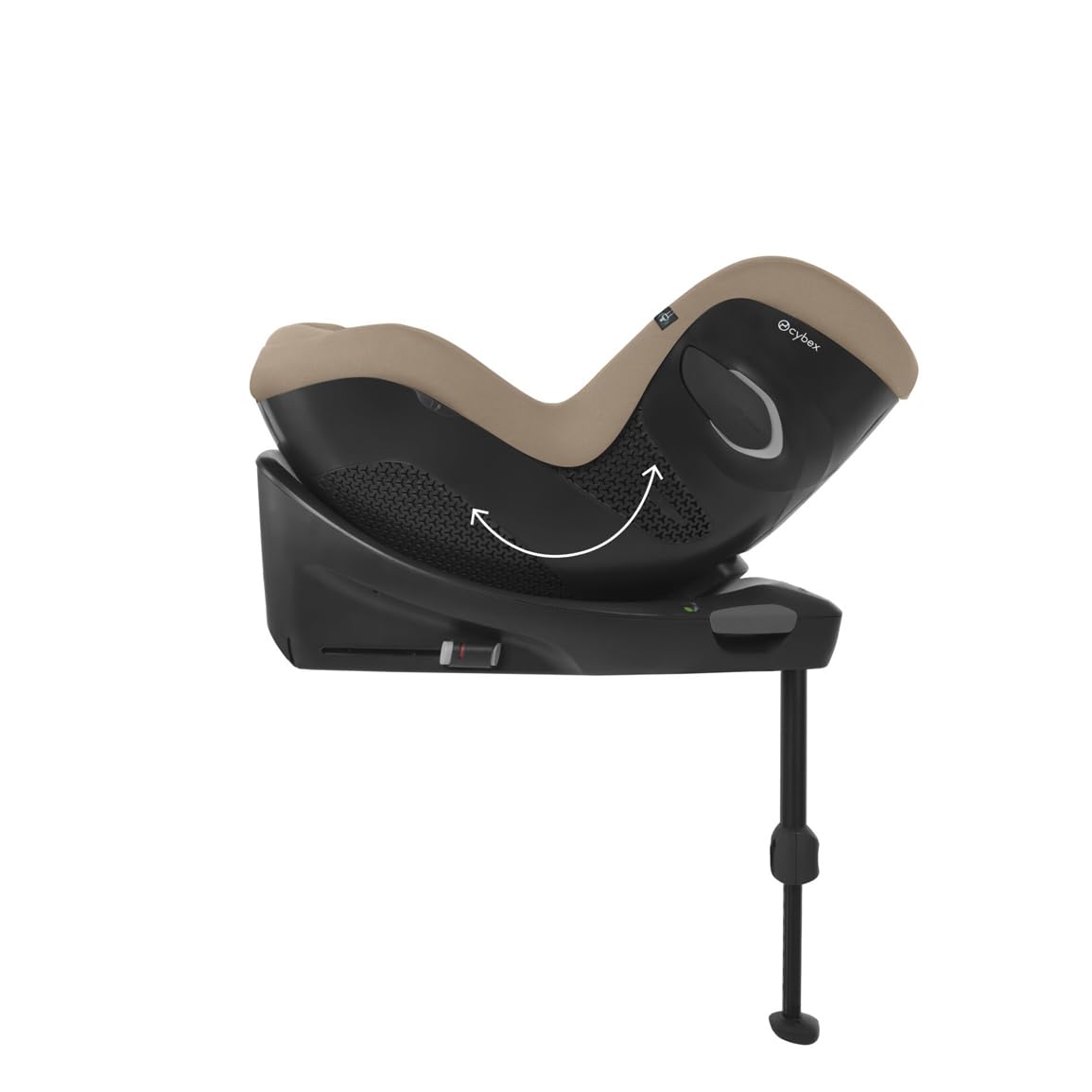 CYBEX Gold Kinder-Autositz Sirona Gi i-Size Plus inkl. Base, Ab ca. 3 Monaten bis 4 Jahre (Ab Geburt mit Neugeboreneneinlage), Max. 20 kg, 61 - 105 cm (Ab 40 cm mit Neugeboreneneinlage), Almond Beige 8