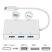 USB C to HDMI VGA USB Adapter, iBosi Cheng 5 in 1 USB C Hub with 4K (Thunderbolt 3 Compatible) USB-C to HDMI Multiport Adapter for MacBook Chromebook Pixel and More Type C Devices