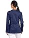 Dickies Women's Genflex (Contrast) Crew Neck Snap Front Warm-Up Jacket