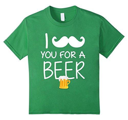 Kids i mustache you for a beer  st patrick s day t-shir…