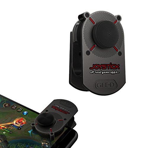 GEED J032 Mobile Game Controller Fortnite Gaming Joystick Touch Screen Joypad,Cellphone Holder/Stands Replacement for iPhone, Android Phones,Gun-Grey GEED J032 Mobile Game Controller Fortnite Gaming Joystick Touch Screen Joypad,Cellphone Holder/Stands Replacement for iPhone, Android Phones,Gun-Grey