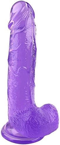 Dǐl-dó with Powerful Suction Cup for Hands-Free Play Safe and Healthy Purple