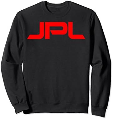 Unisex NASA Jet Propulsion Laboratory (JPL) Logo Swaetshirt Medium Black