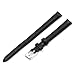 Voguestrap TX48709BK Allstrap 09mm Black Regular-Length Padded Calf-Stitched Watchband