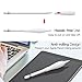 MoKo [2 Pack] Silicone Grip Holder Ergo Protective Sleeve Cover Case Accessories Compatible with Apple Pencil 1st / 2nd Generation, White & Gem Green