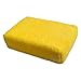 Polyte Microfiber Detailing Wax Applicator Foam Sponge (Yellow, 8 Pack, 6x4x1.5)