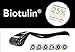 Biotulin Original Derma Roller - Cosmetic Needling Instrument For Face - Microneedle Roller - With Stable Surgical Steel & 540 Ultra-Thin 0.3 mm Tips - Stimulating Biotulin Gel Activity - From Germany