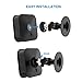 Blulu Adjustable Wall Mount 360 Degree Mounting Bracket for Blink XT Indoor/Outdoor Security Camera (3, Black)